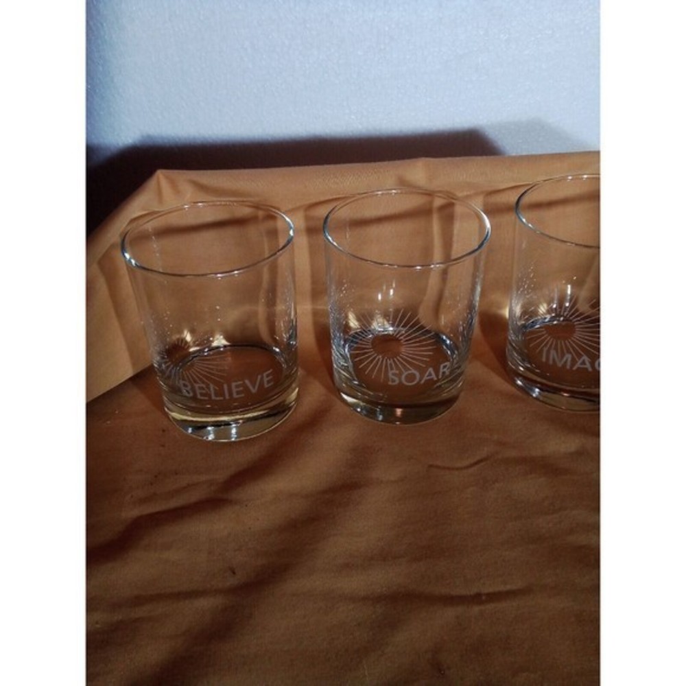 Believe Soar Imagine Drinking Glasses Set Of‎ 3